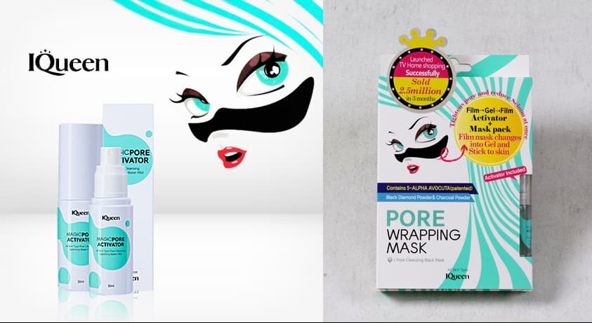 IQueen Pore Wrapping Mask Pack